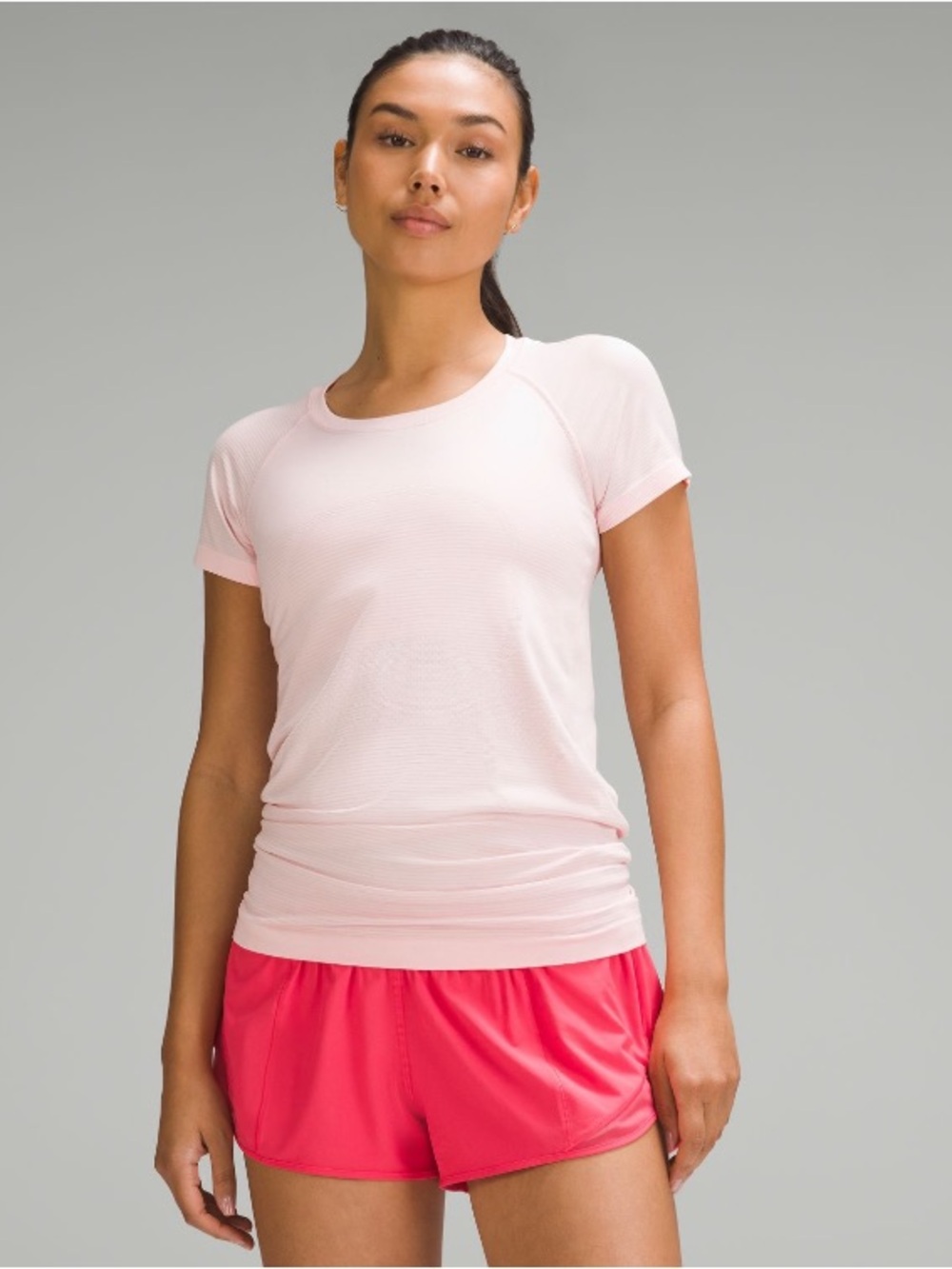 Lululemon Swiftly Tech T-Shirt 2.0 Strawberry Milkshake Size 4